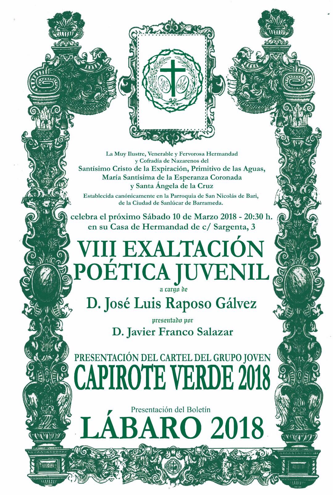 VIII Exaltacin Potica Juvenil